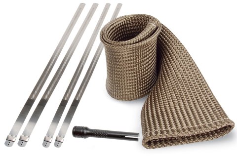DEI Powersport Exhaust Sleeve Kit - Titanium