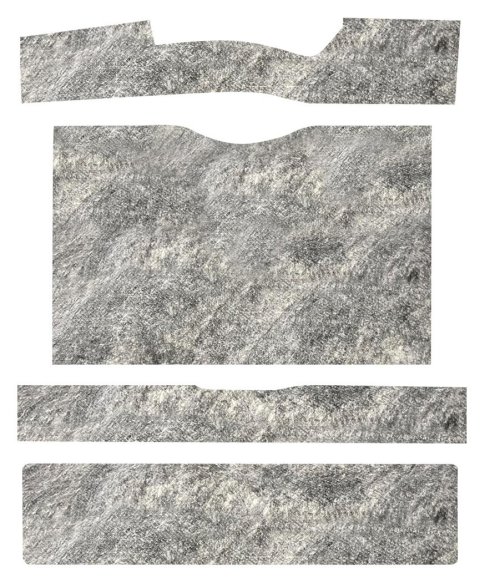 DEI 67-72 Chevrolet/GMC C10 Regular Cab Interior Floor Insulation Kit