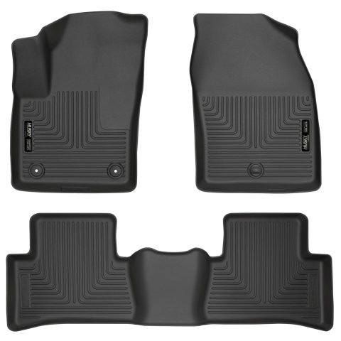 Husky Liners 2018 Toyota CH-R Weatherbeater Black Front & 2nd Seat Floor Liners