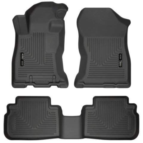 Husky Liners 2019 Subaru Forester Weatherbeater Black Front & 2nd Seat Floor Liners