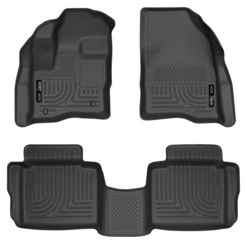 Husky Liners 10-13 Ford Taurus WeatherBeater Combo Black Floor Liners