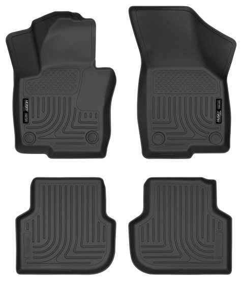 Husky Liners 2011 Volkswagen Jetta (Sedan) WeatherBeater Combo Black Floor Liners