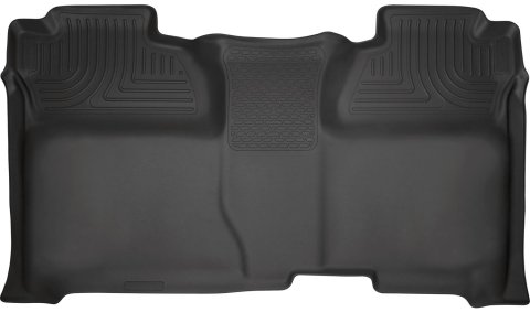 Husky Liners 14 Chevrolet Silverado 1500/GMC Sierra 1500 WeatherBeater Black 2nd Seat Floor Liners