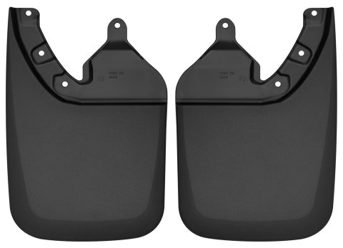 Husky Liners 2016 Toyota Tacoma w/ OE Fender Flares Custom Molded Rear Mud Guards - Black