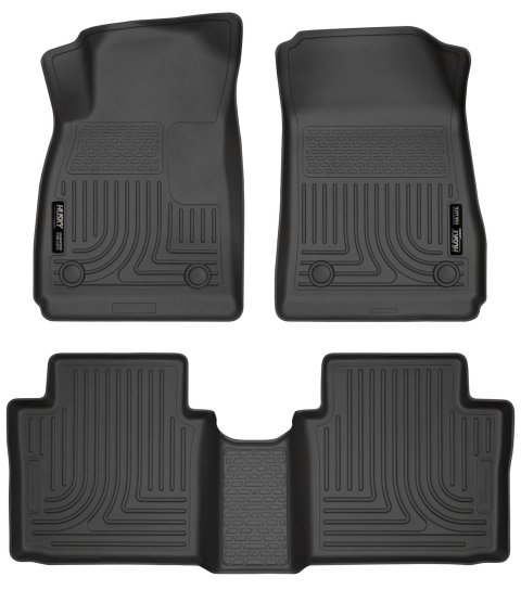 Husky Liners 14 Chevrolet Impala Weatherbeater Black Front & 2nd Seat Floor Liners