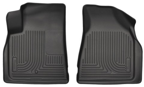 Husky Liners 09-14 Chevy Traverse/07-14 GMC Acadia Weatherbeater Black Front Floor Liners