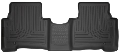 Husky Liners 13-15 Hyundai Sante Fe GLS/Limited WeatherBeater 2nd Seat Black Floor Liners
