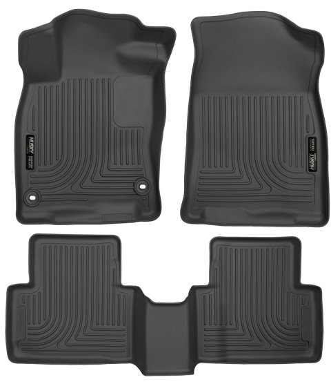 Husky Liners 2016 Honda Civic (4DR) WeatherBeater Combo Black Floor Liners