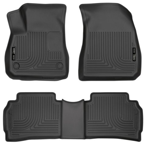 Husky Liners 2016 Chevy Malibu Weatherbeater Black Front & 2nd Seat Floor Liners (Footwell Coverage)