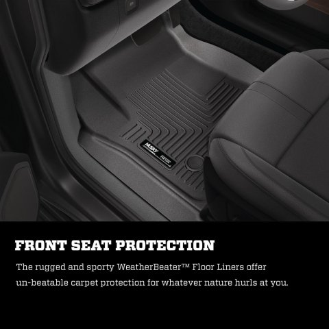 Husky Liners 2021 Ford Bronco Sport Weatherbeater Black Rear Cargo Liner