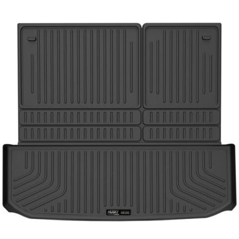 Husky Liners 2022 Nissan Pathfinder (Folds Up/Down w/3rd Row) WeatherBeater Cargo Liner - Blk