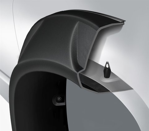 Husky Liners 19-21 Chevrolet Silverado 1500 DRT Style Fender Flares (Smooth) 4pc - Blk