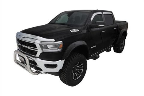 Husky Liners 19-24 RAM 1500 Excl. Rebel/TRX DRT Style Fender Flares (Smooth) 4pc - Blk