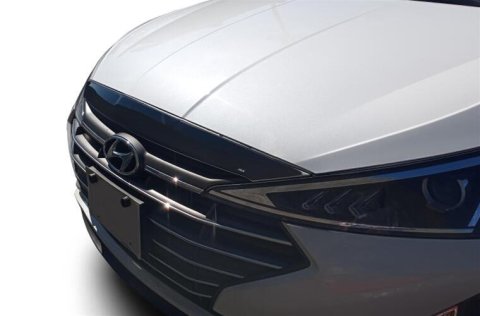 Husky Liners 19-20 Hyundai Elantra Aeroskin Hood Protector - Smoke