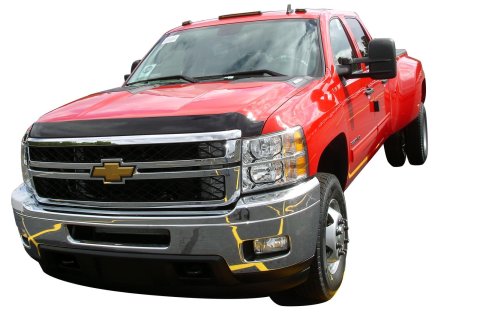 Husky Liners 11-14 Chevrolet Silverado 2500/3500HD Aeroskin Hood Protector - Smoke