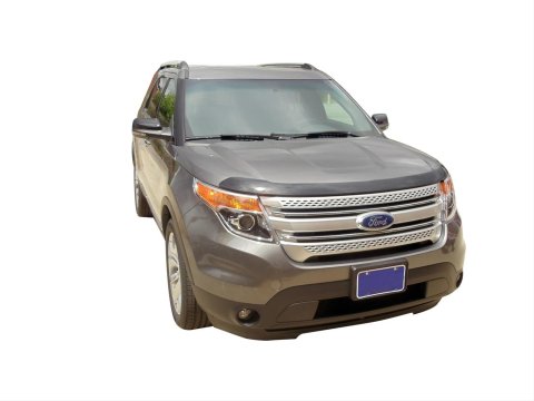 Husky Liners 11-15 Ford Explorer (Excl. Sport) Aeroskin Hood Protector - Smoke