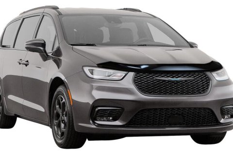 Husky Liners 17-24 Chrysler Pacifica Aeroskin Hood Protector - Smoke