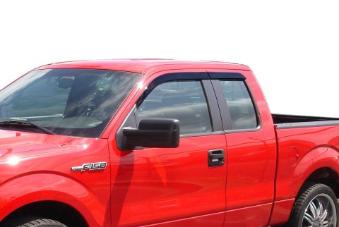 Husky Liners 04-14 Ford F-150 Supercab Ventvisor Low Profile (4pc) - Smoke