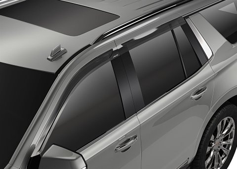 Husky Liners 21-24 Cadillac Escalade ESV/GMC Yukon XL Ventvisor Low Profile (4pc) - Smoke