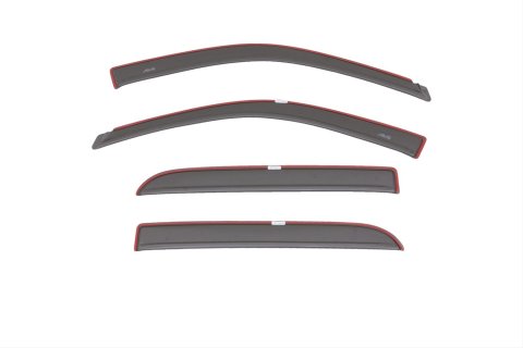 Husky Liners 09-18 Dodge RAM 1500 CC In-Channel Mount Ventvisor Low Profile (4pc) - Smoke