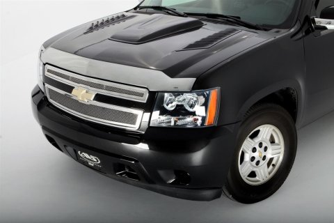 Husky Liners 07-14 Chevrolet Tahoe (Excl. Hybrid) Aeroskin Hood Protector - Chrome