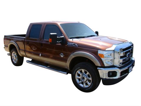Husky Liners 11-16 Ford F-250/350 Super Duty Aeroskin Hood Protector - Chrome