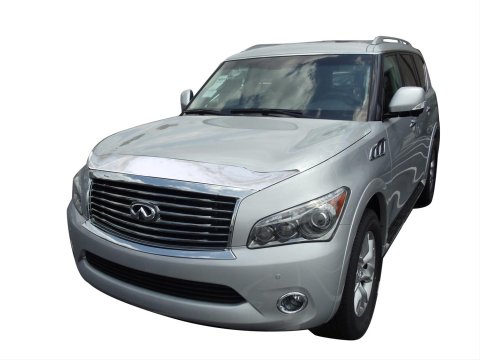 Husky Liners 11-13 Infiniti QX56 Aeroskin Hood Protector - Chrome