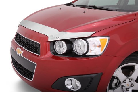 Husky Liners 12-16 Chevrolet Sonic Aeroskin Hood Protector - Chrome