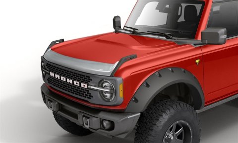 Husky Liners 21-24 Ford Bronco 2/4dr (Excl. Raptor) Aeroskin Hood Protector - Chrome