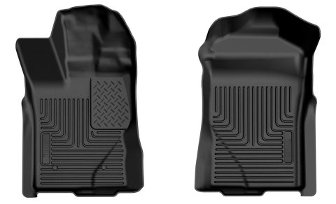 Husky Liners 2024 Ford Ranger Supercrew WeatherBeater Front Floor Liners - Black