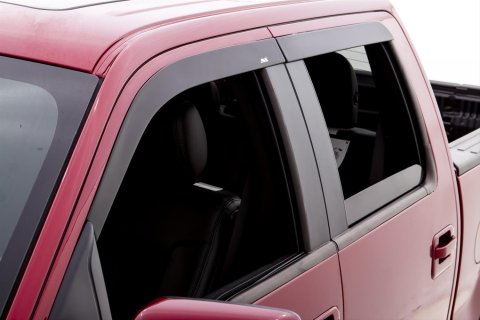 Husky Liners 05-20 Nissan Frontier CC Ventvisor Low Profile 4pc - Matte Black