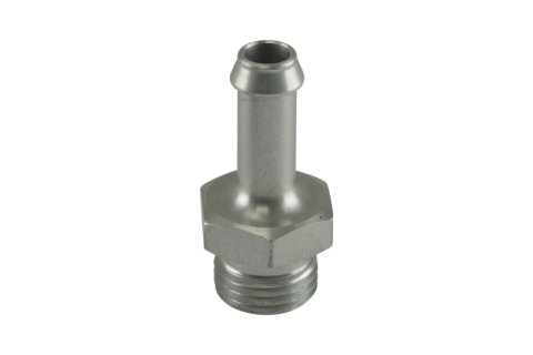 Turbosmart 8mm / 5/16in Hose End to -6AN ORB Male Straight - Clear