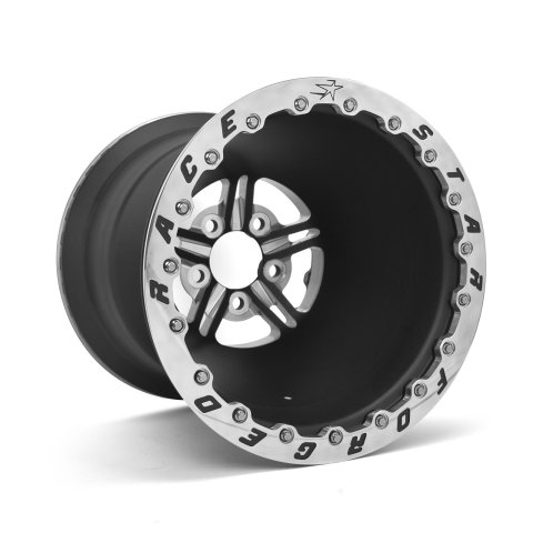 Race Star 63 Pro Forged 15x10 SBL Sportsman 5x4.75 BC / 2.00in. BS Wheel - Black Anodized/Machined