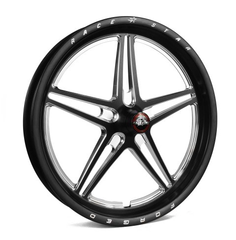 Race Star 63 Pro Forged 15x3.50 Lug Mount 5x4.50 BC / 2.25in. BS Wheel - Black Anodized/Machined