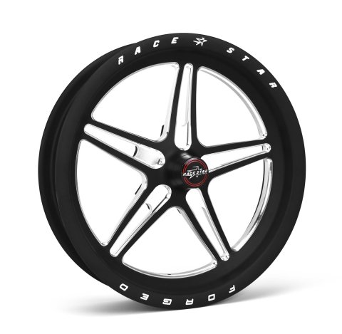 Race Star 63 Pro Forged 17x3.5 Lug Mount 5x4.50 BC / 2.00 BS Wheel - Black Anodized/Machined