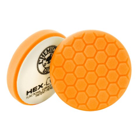 Chemical Guys Hex-Logic Self-Centered Medium-Heavy Cutting Pad - Orange - 4in