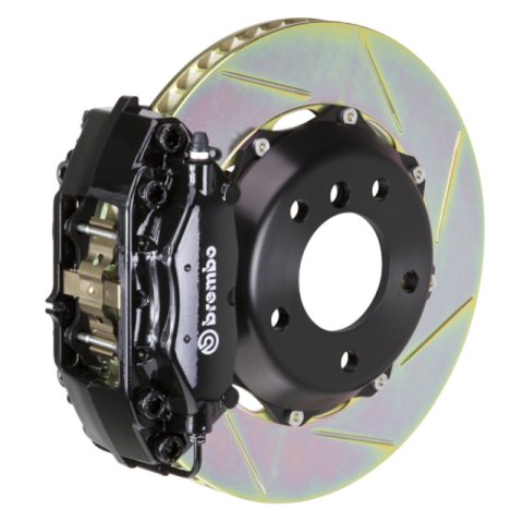Brembo 00-02 RS4 Rear GT BBK 4 Piston Cast 2pc 328x28 2pc Rotor Slotted Type-1-Black