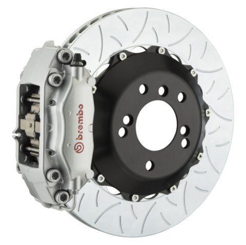 Brembo 11-12 1M Rear GT BBK 4 Piston Cast 345x28 2pc Rotor Slotted Type-3-Silver