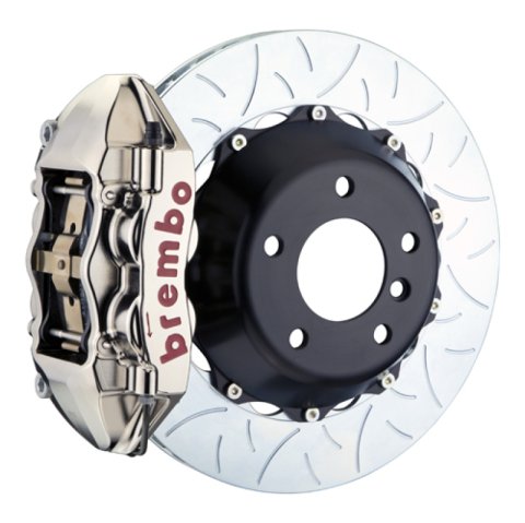 Brembo 12-16 991.1 C2/C4 (Excl. PCCB) Rr GTR BBK 4Pist Billet 345x28 2pc Rotor Slotted Type3-Nickel