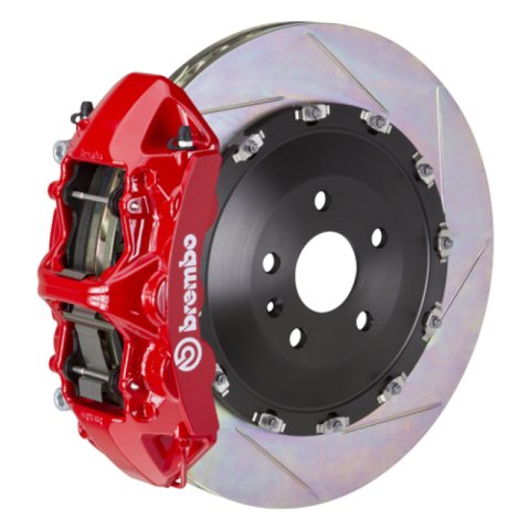 Brembo 25+ BMW X3 30/BMW X3 M50 xDrive Fr GT BBK 6 Pist Cast 405x34 2pc Rotor Slotted Type1- Red