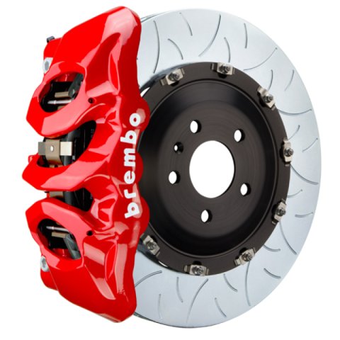 Brembo 24+ BMW M30i/530i XDrive Front GT BBK 6 Piston Cast 380x34 2pc Rotor Slotted Type-3 - Red