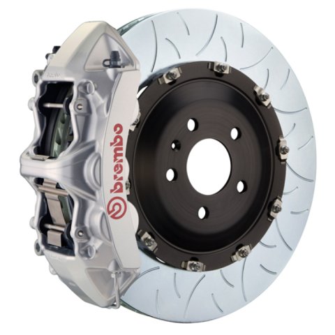 Brembo 25+ BMW X3 30/BMW X3 M50 xDrive Fr GT BBK 6 Pist Cast 405x34 2pc Rotor Slotted Type3- Silver
