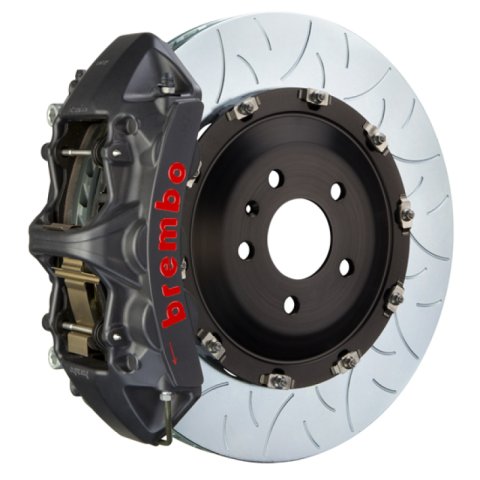 Brembo 24+ BMW M30i/530i XDrive Fr GT-S BBK 6 Piston Cast 380x34 2pc Rotor Slotted Type-3 - Black HA
