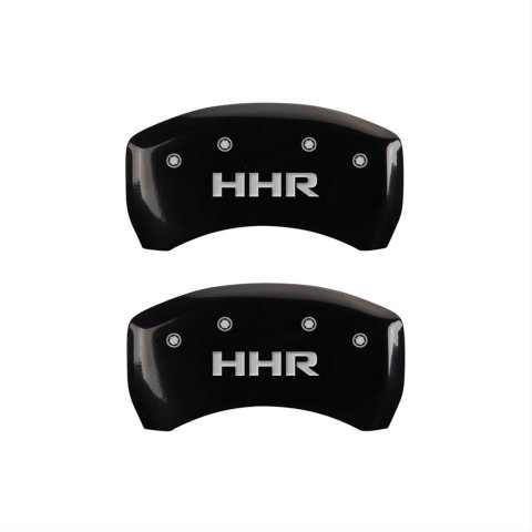 MGP 4 Caliper Covers Engraved Front & Rear HHR Black finish silver ch