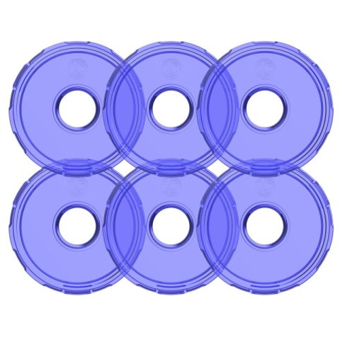 KC HiLiTES Cyclone V2 LED - Replacement Lens - Blue - 6-PK