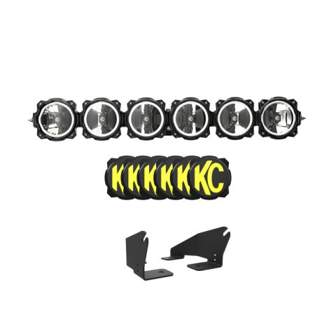 KC HiLiTES Gravity LED Pro6 Light Bar Kits 91343 Auxiliary Kits, 39 in. Gravity® Bar, 6-Light, Overhead/Roof Mount, Polaris RZR Pro R, Kit