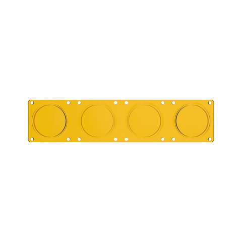KC HiLiTES FLEX ERA LED Performance Yellow Spot Beam Lens for Light Bars