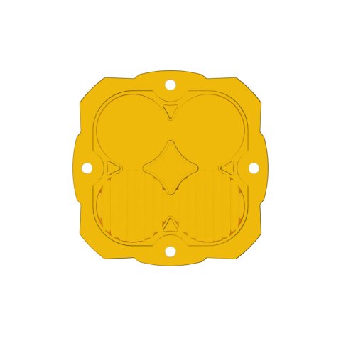 KC HiLiTES FLEX ERA 4 Performance Yellow Combo Beam Lens