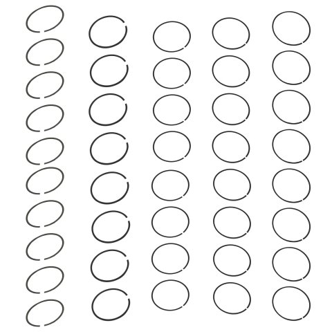 JE Pistons Ring Sets 1/16-1/16-3/16 ECONO