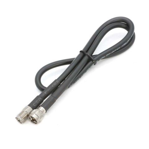 Rugged Radios 2 Ft Antenna Cable Extension for Mini 3/8 NMO Bulkhead Mount